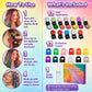 🔥Letzter Tag 50% Rabatt🌈12-Farben-Set mit temporärer Haarkreide und Applikator