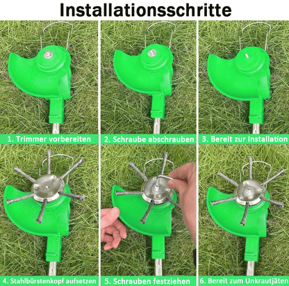 👨‍🌾Ersatzkopf für Fadentrimmer💪 – auch bei Kontakt mit Beton/Felsen/harten Blöcken unbeschädigt, lange Lebensdauer garantiert🌿