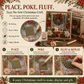 🎁 3D-Weihnachts-Stoff-Kunstset 🎄 Handgefertigtes Stoff-Kunstset 🎅 Vintage-Weihnachts-Handarbeite Decoration, DIY Christmas Craft Kit for Adults & Beginner