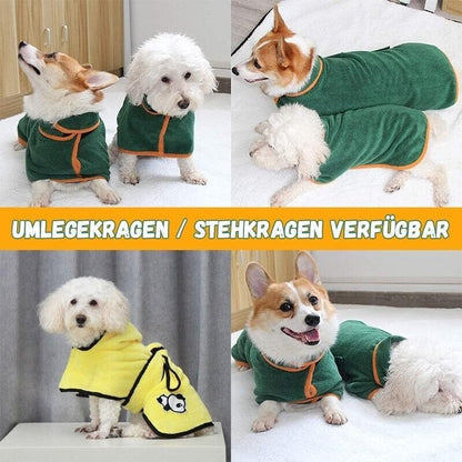 🌞Sommerverkauf 55% Rabatt🐕 Super Saugfähiger Bademantel für Haustiere