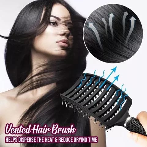 🎅Weihnachtsangebot 60% Rabatt - Detangler Borsten-Nylon-Haarbürste🎁Kaufen 3 Bezahlen 2