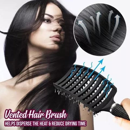 🎅Weihnachtsangebot 60% Rabatt - Detangler Borsten-Nylon-Haarbürste🎁Kaufen 3 Bezahlen 2