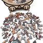 🎅Weihnachtsverkauf 50% Rabatt🐱135-Stk. Morandi-farbiges Katzenpuzzle aus Holz🎁