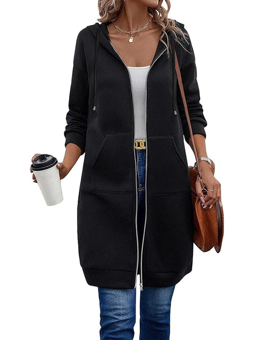 🥳 Diese Woche Sonderpreis €15,99!!🔥Damen Freizeit-Fleece-Hoodies mit Reißverschluss