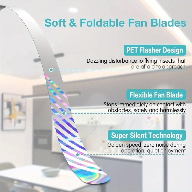 🌀 50% RABATT! Intelligenter Fliegenvertreiber-Ventilator – USB/Batterie, leise, tragbar – überall fliegenfrei. 🏡✅