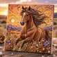 ⏳ Letzter Tag nur €14.99!🔥Highland-Cow-Perlen-Bastelset – Glitzerndes 3D-DIY-Dekorationsset