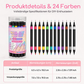 📢📢 50% Rabatt!! ⏰️ 24-Farben Doppelspitzen-Nailart-Stifte-Set