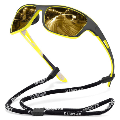 ⏰50% RABATT Noch 3 Tage⏰2025 Herren Outdoor-Sport-Sonnenbrille mit blendfreien, polarisierten Gläsern