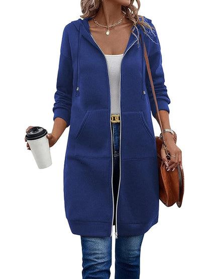 🥳 Diese Woche Sonderpreis €15,99!!🔥Damen Freizeit-Fleece-Hoodies mit Reißverschluss