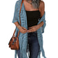 ⏰️Letzter Tag für kostenlosen Versand⌛️😍  Damen Oversize-Häkelcardigan mit Fransen – Leichter Boho-Kimono für Frühling & Sommer 🌸