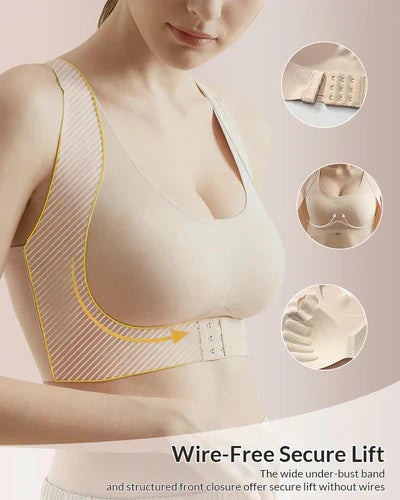 🏆 Last Day Special Price £9.99 ! 💐AlignLift Posture-Perfect Wireless Bra – All-Day Comfort, Breathable & Summer-Ready 💕
