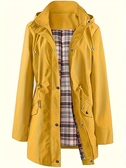 ❤️‍🔥Neu eingetroffen 50% Rabatt🥰 Einfarbige Freizeitjacken, wasserdichte und winddichte Mäntel, Windbreaker mit Kapuze