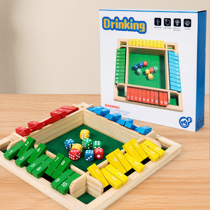 🎅Weihnachtsangebot 50% Rabatt🔥LUSTIGE FAMILIENSPIELE - Shut-The-Box Brettspiel🎲