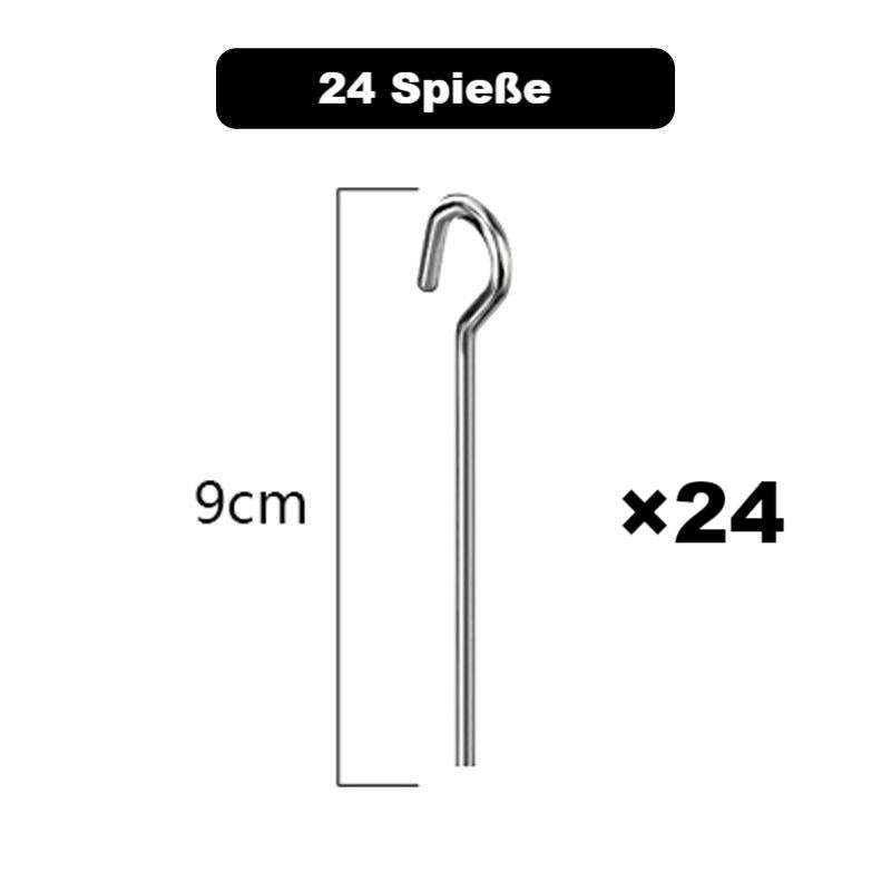 🥩Luftfritteusen-Barbecue-Grill Vertikaler Kebab-Grill + Gratis hitzebeständige Handschuhe🍤