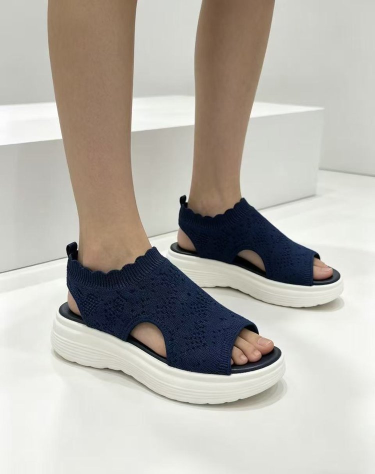 ⏳Hot Sale 70% OFF🎁Women’s Knit Platform Sandals