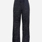 💖Neujahrsverkauf 60% Rabatt🥰Damen-Glitzer-Pailletten-Hose mit weitem Bein und elastischem Bund