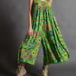 Vintage Blumendruck Lockerer Ärmelloser Jumpsuit - Kostenloser Versand