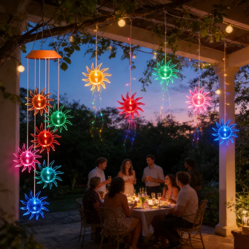 🦋 Verschönern Sie Ihren Garten – ✨Kreative Solar-Windspiele mit Vogeldesign