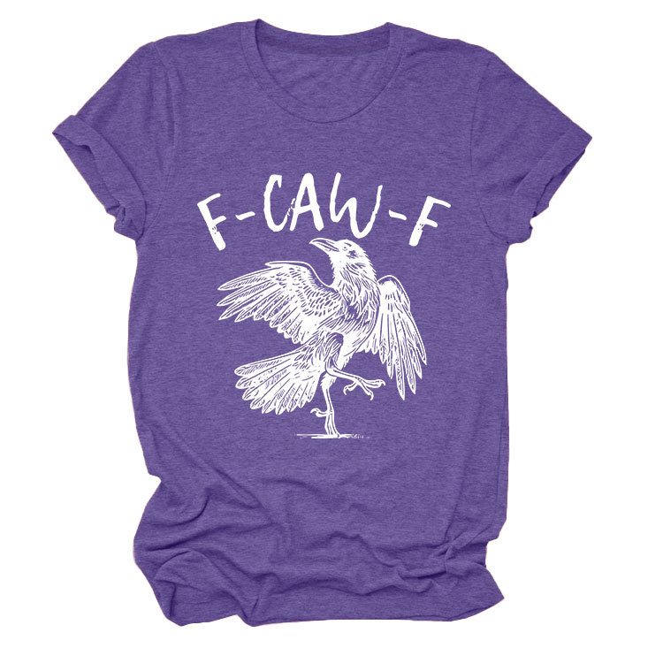 ✨Überraschungspreis: Nur €13,99✨Humorvolles T-Shirt mit Krähen-Grafik – Sagen Sie es mit einem "Caw"!
