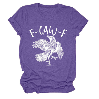 ✨Überraschungspreis: Nur €13,99✨Humorvolles T-Shirt mit Krähen-Grafik – Sagen Sie es mit einem "Caw"!