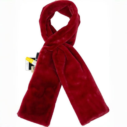 🔥Neujahrsangebot €12.99!!⚡50K+ verkauft!🧣Ultraweicher Kunstfell-Durchziehschal mit geheimer Reißverschlusstasche