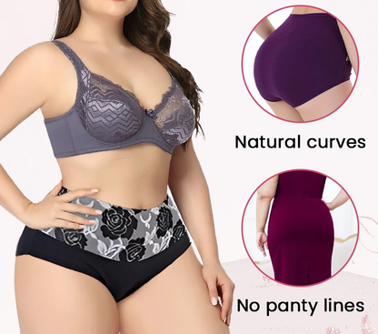 ✨Kaufen 1 bekommen 3🔥Nahtlose Höschen mit hoher Taille und antibakterieller Bauchkontrolle