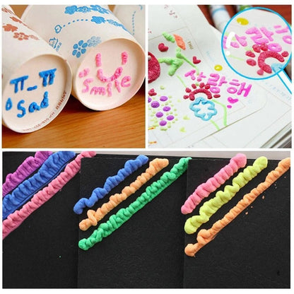 💥 KAUF 2, ERHALTE 1 GRATIS + 50 % RABATT!🥳Magische Popcorn-Stifte mit Blaseneffekt, wärmeaktivierte Popcorn-Stifte, DIY-3D-Kunstmarker für Kinderbastelprojekte