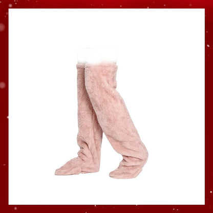 ⚡Blitzverkauf🏆#1 Bestseller⏰💕Samtige Fleece-Kniestrümpfe für Weihnachten❄️🎅