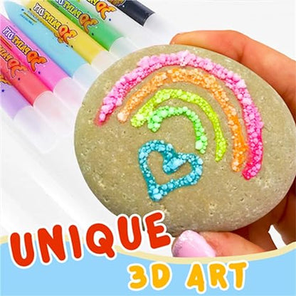 💥 KAUF 2, ERHALTE 1 GRATIS + 50 % RABATT!🥳Magische Popcorn-Stifte mit Blaseneffekt, wärmeaktivierte Popcorn-Stifte, DIY-3D-Kunstmarker für Kinderbastelprojekte