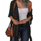 ⏰️Letzter Tag für kostenlosen Versand⌛️😍  Damen Oversize-Häkelcardigan mit Fransen – Leichter Boho-Kimono für Frühling & Sommer 🌸