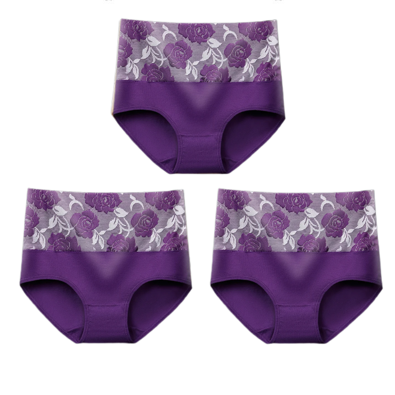 ✨Kaufen 1 bekommen 3🔥Nahtlose Höschen mit hoher Taille und antibakterieller Bauchkontrolle