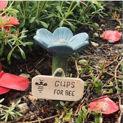 🌸Blütenförmige Keramik-Tränke für Bienen🐝💧