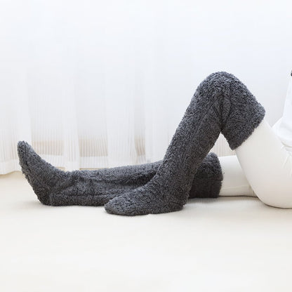⚡Blitzverkauf🏆#1 Bestseller⏰💕Samtige Fleece-Kniestrümpfe für Weihnachten❄️🎅