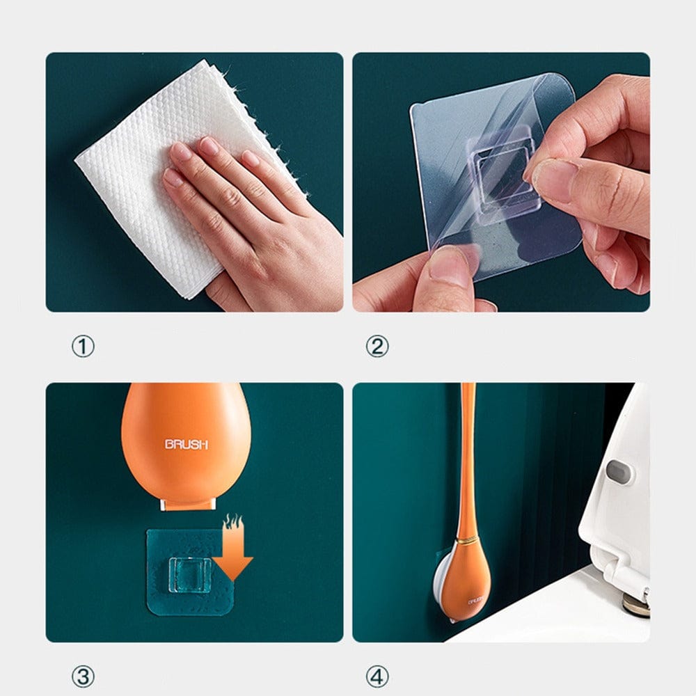 🔥Modern Home Flexible Toilettenbürste aus Silikon in Baseballform