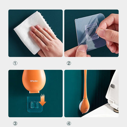 🔥Modern Home Flexible Toilettenbürste aus Silikon in Baseballform