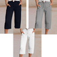 ⏰️Letzter Tag für kostenlosen Versand⌛️ Damen Baumwoll-Leinen Hose mit Falten – luftig, bequem & stilvoll 👖