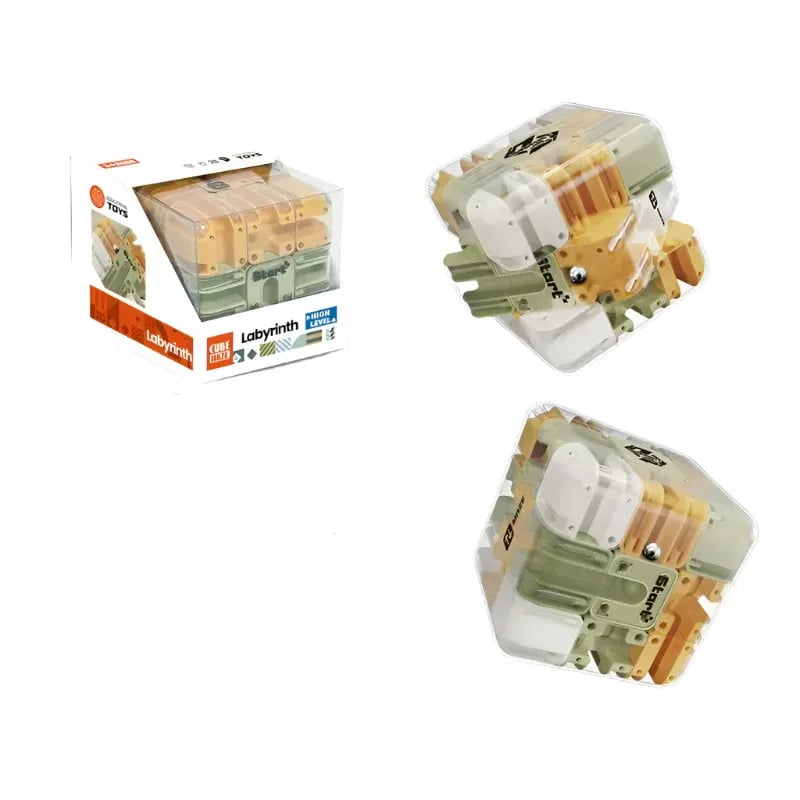 ⏳Letzter Tag Spezialpreis: €13,99!⏰Großer 3D-Puzzle-Labyrinth-Würfel - Fesselndes Denksportspielzeug