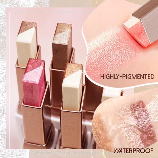 💞 KAUF 1, ERHALTE 1 GRATIS + 50% RABATT! 💞Double Colour Glitter Gradient Eyeshadow Stick