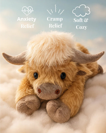 🐂🎁Cute Cartoon Highland Cow Cuddly Toy🏆High-quality Official Store