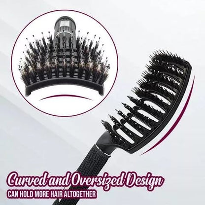 🎅Weihnachtsangebot 60% Rabatt - Detangler Borsten-Nylon-Haarbürste🎁Kaufen 3 Bezahlen 2