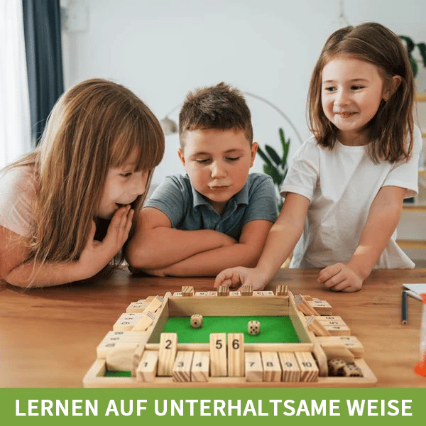 🎅Weihnachtsangebot 50% Rabatt🔥LUSTIGE FAMILIENSPIELE - Shut-The-Box Brettspiel🎲