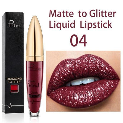 🔥Weihnachtsverkauf 49% Rabatt - Diamond Glänzender Wasserfester Lipgloss🎁Kaufen 3 Bezahlen 2