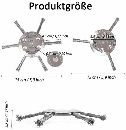 👨‍🌾Ersatzkopf für Fadentrimmer💪 – auch bei Kontakt mit Beton/Felsen/harten Blöcken unbeschädigt, lange Lebensdauer garantiert🌿