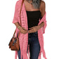 ⏰️Letzter Tag für kostenlosen Versand⌛️😍  Damen Oversize-Häkelcardigan mit Fransen – Leichter Boho-Kimono für Frühling & Sommer 🌸
