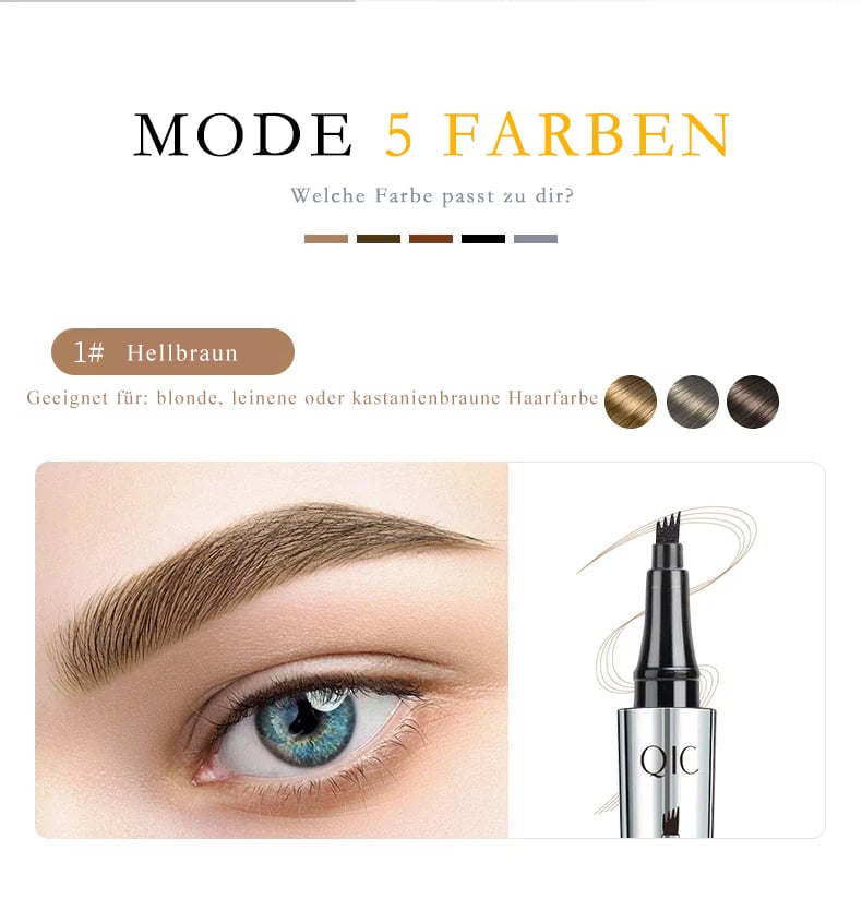 🔥Neujahrsangebot - 55% Rabatt🎉4D Wasserdichter Microblading-Augenbrauenstift🎁Kaufen 1 bekommen 1 gratis