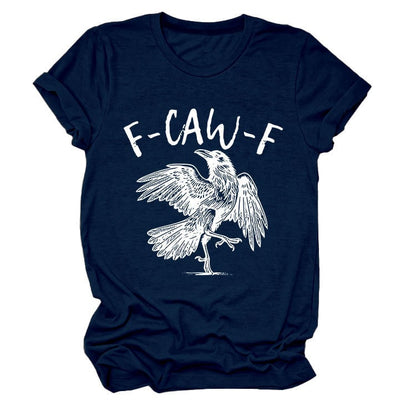 ✨Überraschungspreis: Nur €13,99✨Humorvolles T-Shirt mit Krähen-Grafik – Sagen Sie es mit einem "Caw"!