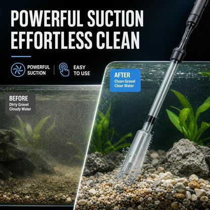 🐠📢 JETZT 50% RABATT! Elektrischer Aquarienkiesreiniger – Automatischer Mulmabsauger, wiederaufladbar & wasserdicht – Perfekt für sauberes Aquarium ohne Wasserwechselstress ✨