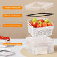 🍓✨3-teiliges Fruchtaufbewahrungs-Set – mit herausnehmbarem Sieb, auslaufsicher und stapelbar