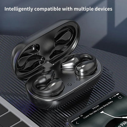 🔥New Year Sale 49% OFF - Wireless Ear Clip Bone Conduction Headphones
