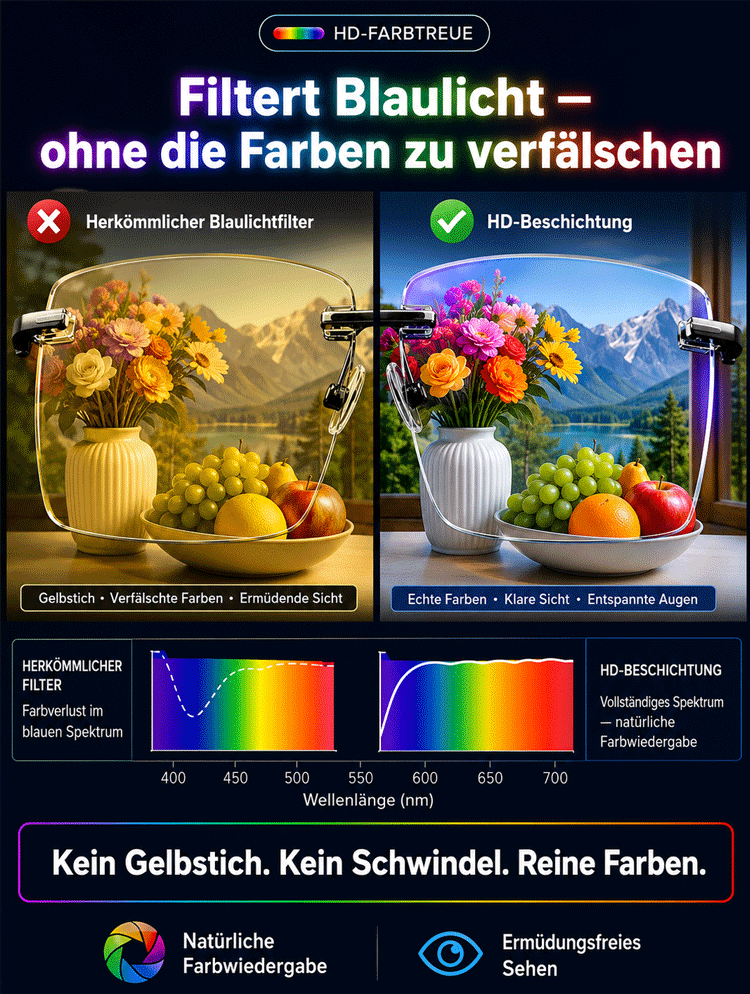 ✨ Intelligente Autofokus-Brille | Jena-Optik-Technologie | TÜV-geprüfte deutsche Qualität ✅ 👍 Eine Brille für alles: Kurzsichtigkeit, Weitsichtigkeit, Alterssichtigkeit und Blaulichtschutz.